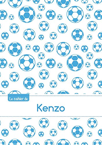 Le cahier de Kenzo - Blanc, 96p, A5 - Football Marseille (Enfant)