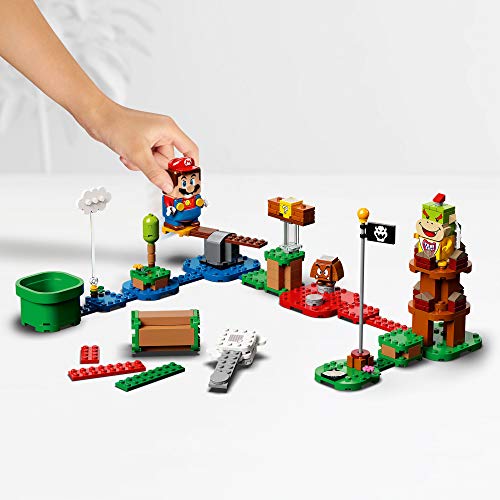 LEGO Super Mario - Pack Inicial: Aventuras con Mario, juguete y regalo creativo para niños y niñas, set LEGO interactivo con figuras de LEGO Mario, Bowsy y un Goomba (71360)