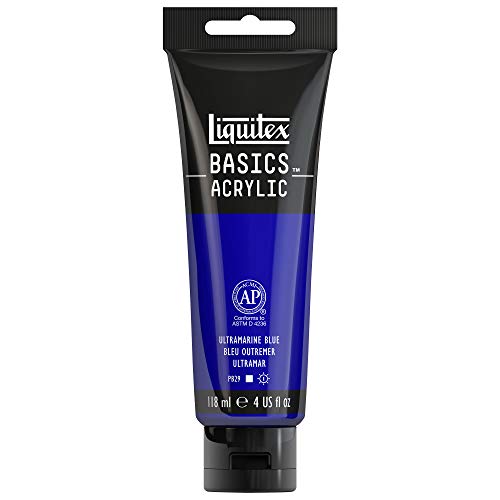 Liquitex Basics - Tubo De Pintura Acrílica , Azul Ultramarino, 118 mL