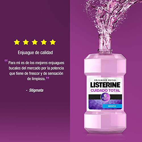 Listerine - Enjuague Bucal Cuidado Total, 500 ml