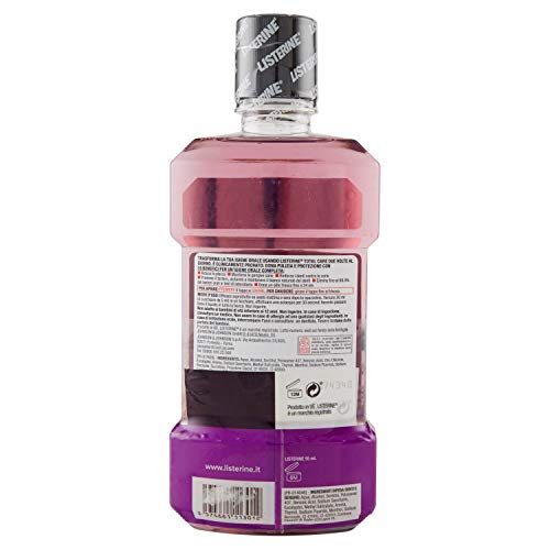 Listerine - Enjuague bucal Total Care, Fórmula Listerine El más avanzado y completo - 595 ml2 Unidad