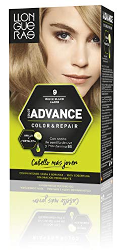 Llongueras Advance Tinte de Cabello Permanente Tono #9 Rubio Claro Claro