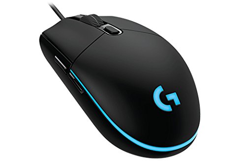 Logitech G203 Prodigy Ratón Gaming con cable, 8000 DPI, RGB LED Personalizable con 16,8 M Colores, Peso Reducido, 6 Botones Programables, Memoria Integrada, PC/Mac,G203 1ª Gen.,Negro