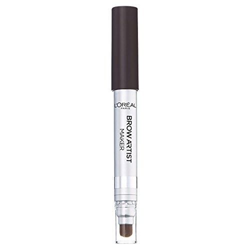 L'Oréal Paris Brow Artist Lápiz rellenador de Cejas, Tono Maker 004 Dark Brunette