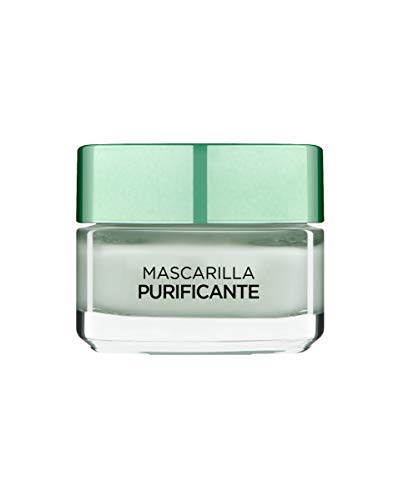 L'Oreal Paris Dermo Expertise - Arcillas puras mascarilla purificante y matificante, color verde - total 50 ml