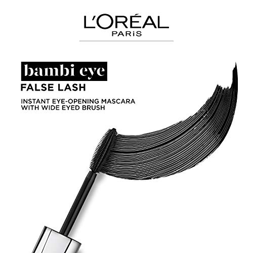 L'Oreal Paris Make-up Designer Bambi Eye, Máscara de Pestañas, Mirada Abierta Al Instante, Negro