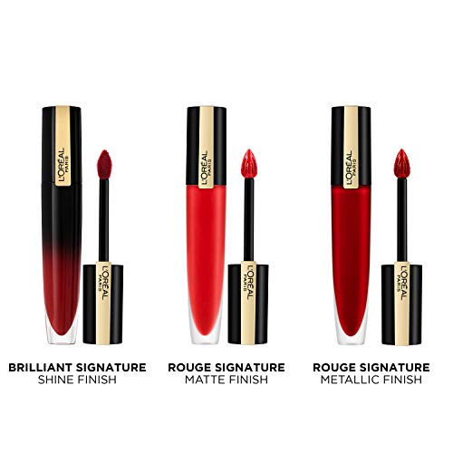 L'Oréal Paris Rouge Signature 203 I Magnetize Pintalabios Metálico Permanente Rojo