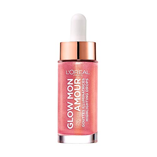 L'Oréal Paris Wake Up & Glow Mon Amour Gotas Iluminadoras, Tono Rosado - 15 ml