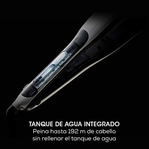 L'Oréal Professionnel - Steampod 3.0, Plancha de Pelo de Vapor Profesional, Enchufe Europeo, Color Blanco - 200 g