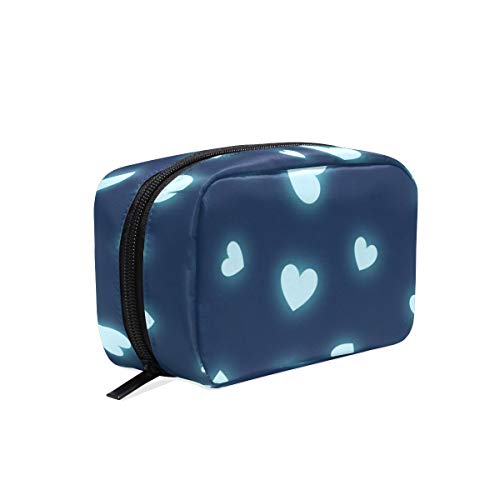 LORONA Hearts página web blog bolsa de cosméticos embrague bolsa de maquillaje organizador de viaje bolsa de aseo para mujeres