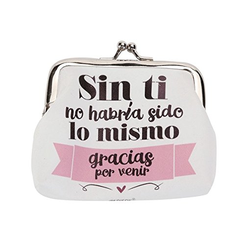 Lote 24 Monederos Frases"GRACIAS POR VENIR". Detalles de Bodas, Bautizos, Comuniones, Fiestas de Cumpleaños Originales con Frases.