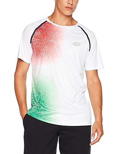 Lotto Gravity IV ITA Camiseta de Manga Corta, Hombre, Blanco (Wht), M