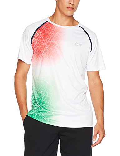 Lotto Gravity IV ITA Camiseta de Manga Corta, Hombre, Blanco (Wht), M