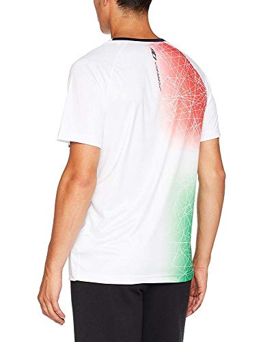 Lotto Gravity IV ITA Camiseta de Manga Corta, Hombre, Blanco (Wht), M