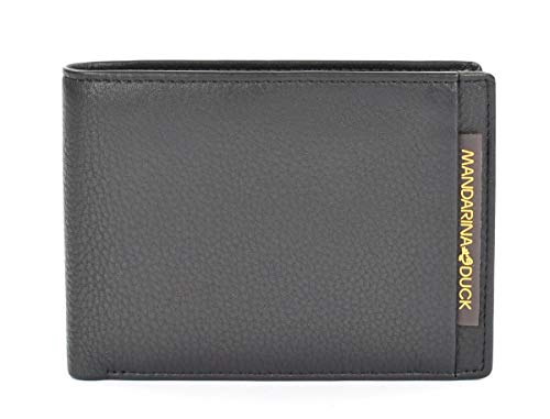 Mandarina Duck Men's wallet in leather Dual UDP02 Black