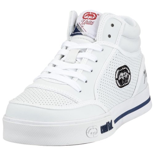 Marc Ecko Footwear - Zapatos de cuero para bebé, color blanco, talla 29