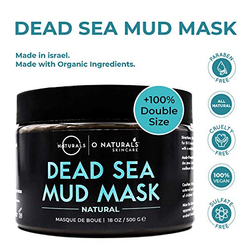 Mascarilla Puntos Negros Barro Del Mar Muerto Exfoliante Facial y Corporal Natural Eco Espinillas Hidratante Exfoliante Células Muertas Anticelulítico Original Hecho en Israel Hombre y Mujer 500g