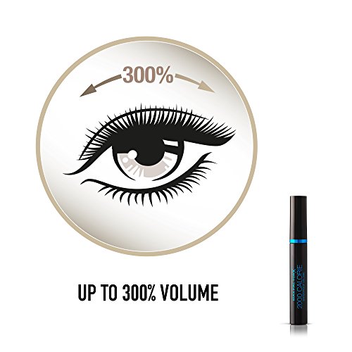 Max Factor 2000 Calorie Waterproof Volume Rimel Resistente Al Agua, Color Black Brown - 9 ml