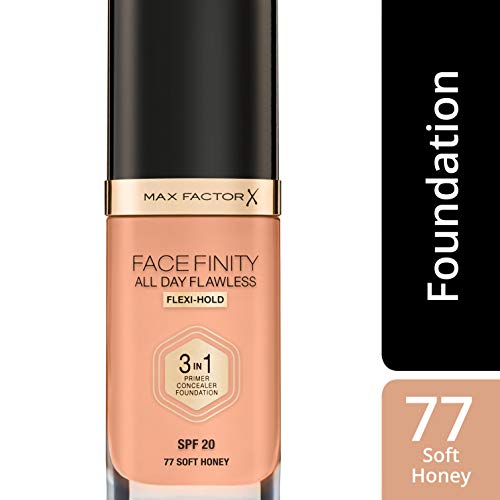 Max Factor, Base de maquillaje (Tono 077 Honey), 30 ml