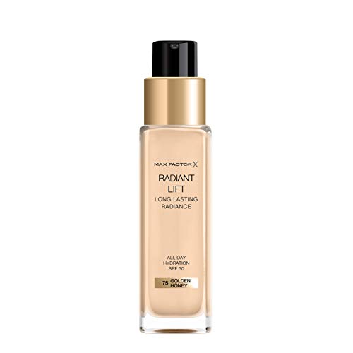 Max Factor, Base de maquillaje (Tono: 75 Golden Honey, Pieles Medias) - 30 ml.