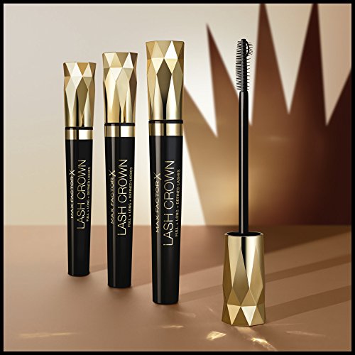 Max Factor Masterpiece Lash Crown Mascara Black Waterproof/EyeCare – Rímel con kronenförmiger Cepillo para voluminöse y wimpern definidos, 6.5 ml