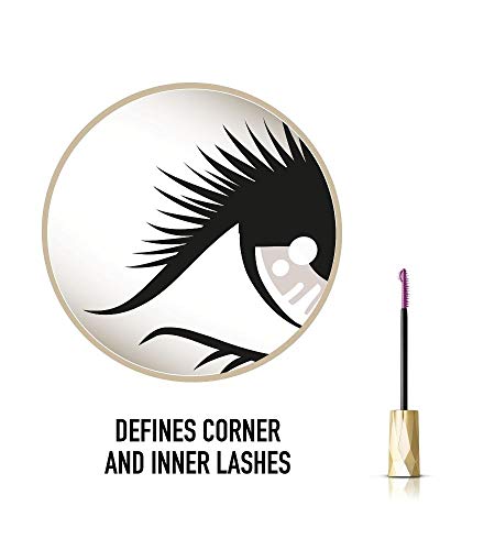 Max Factor Masterpiece Lash Crown Mascara Black Waterproof/EyeCare – Rímel con kronenförmiger Cepillo para voluminöse y wimpern definidos, 6.5 ml