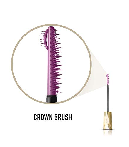 Max Factor Masterpiece Lash Crown Mascara Black Waterproof/EyeCare – Rímel con kronenförmiger Cepillo para voluminöse y wimpern definidos, 6.5 ml