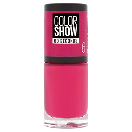 Maybelline Color Show 6 Bubblicious Rosa esmalte de uñas - Esmaltes de uñas (Rosa, Bubblicious, Francia, 1 pieza(s), 26 mm, 100 mm)