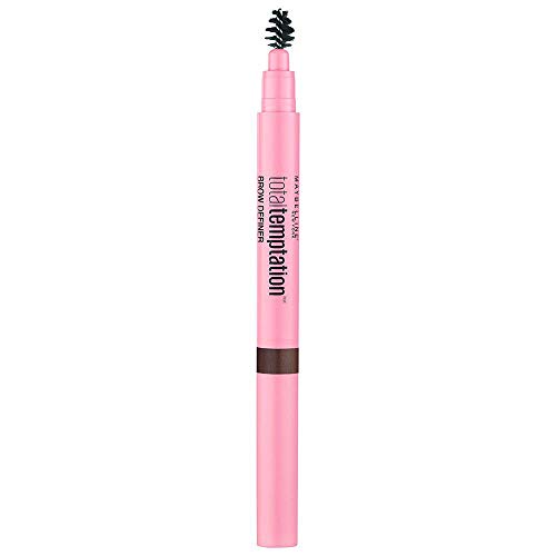 Maybelline Lápiz de Cejas Total Temptation, Tono 120 Marrón Medio