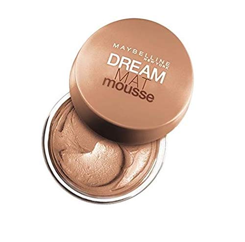 Maybelline New York - Dream Mat Mousse, Base de Maquillaje en Mousse, Tono 32 Dorado