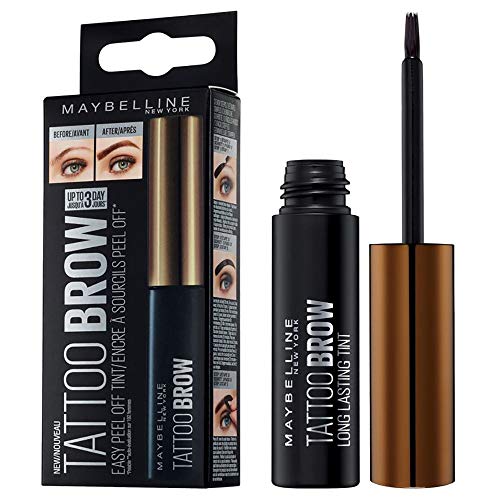 Maybelline New York - Encre à Sourcils Peel-Off - Tattoo Brow - Black (35) - 4,6 g