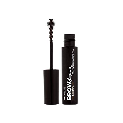 Maybelline New York Máscara de Cejas Brow Drama, Tono Dark Brown