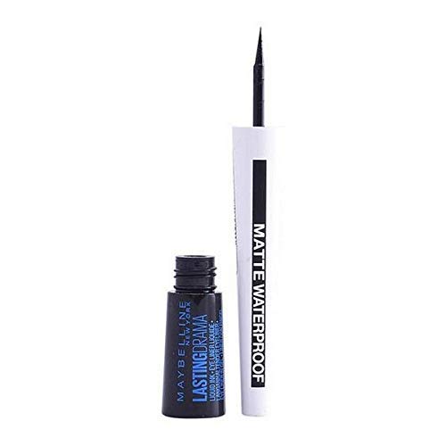 Maybelline New York Master Ink, Eyeliner Líquido Matte Waterproof, Tono Negro Mate