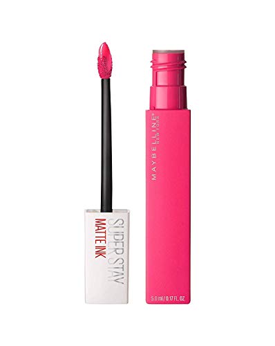 Maybelline New York - Superstay Matte Ink, Pintalabios Mate de Larga Duración, Tono 30 Romantic Color Rosa