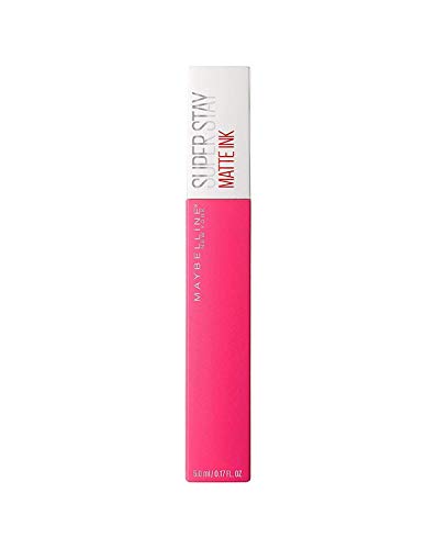 Maybelline New York - Superstay Matte Ink, Pintalabios Mate de Larga Duración, Tono 30 Romantic Color Rosa