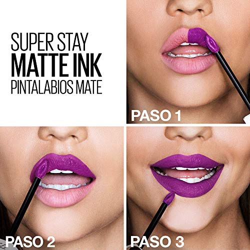 Maybelline New York - Superstay Matte Ink, Pintalabios Mate de Larga Duración, Tono 5 Loyalist