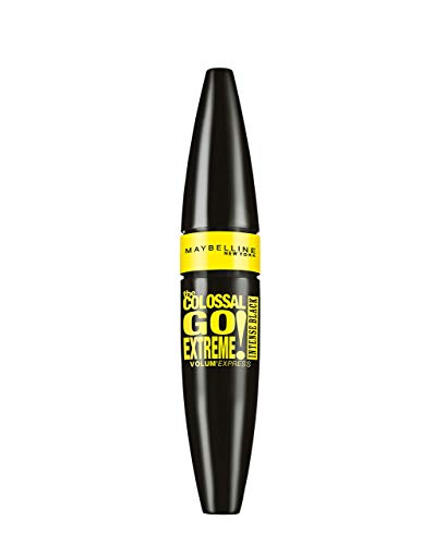 Maybelline New York - The Colossal Go Extreme Volum Express, Máscara de Pestañas, Tono Intense Black