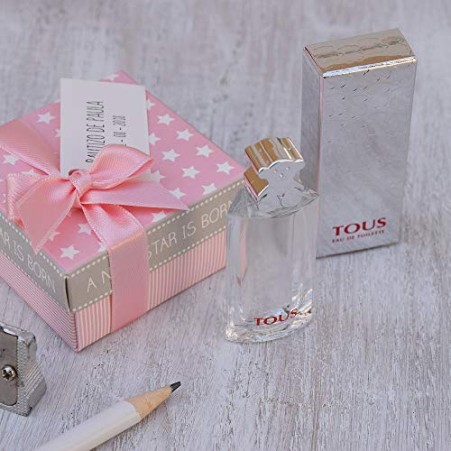 Mini perfume Tous miniatura original Eau de toilette 4,5 ml. Detalles de boda para invitados, regalos para Primera Comunión, recordatorios y recuerdos de bautizo elegantes