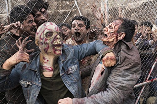 molezu Máscara de Cabeza Muerta de Walking Dead, máscara de Monstruo Malvado residente, máscara de látex de Goma para Fiesta de Disfraces de Zombie para Halloween