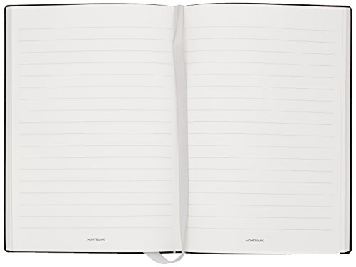 Montblanc 113294 Cuaderno Fine Stationery #146 – Bloc de líneas A5, negro