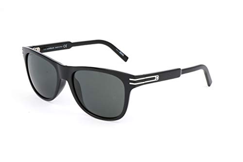 Montblanc Mont Blanc Gafas de sol, Negro (Black), 56.0 Unisex Adulto