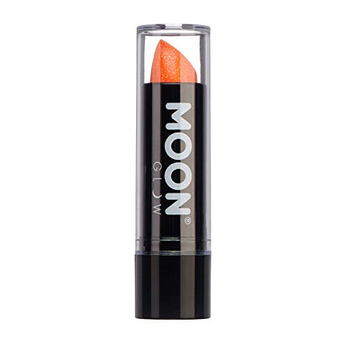 Moon Glow - Lápiz Labial con Brillo de Neón UV 5g - Naranja - Brillan Intensamente bajo la luz UV