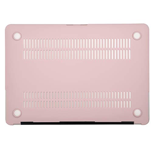 MOSISO Funda Dura Compatible con MacBook Air 13 Pulgadas (A1369 / A1466, Versión 2010-2017), Ultra Delgado Carcasa Rígida Protector de Plástico Cubierta, Cuarzo Rosa