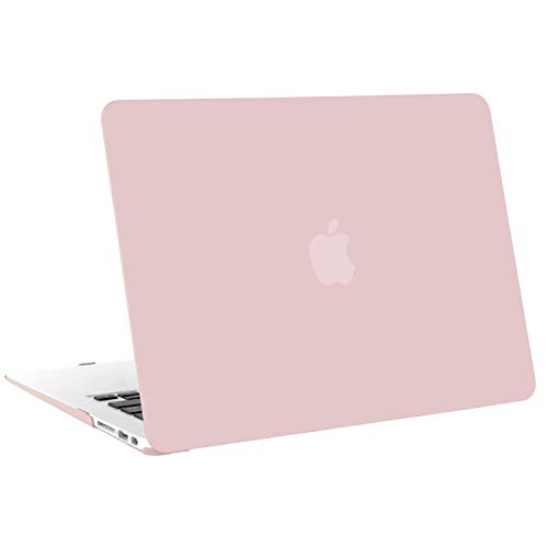 MOSISO Funda Dura Compatible con MacBook Air 13 Pulgadas (A1369 / A1466, Versión 2010-2017), Ultra Delgado Carcasa Rígida Protector de Plástico Cubierta, Cuarzo Rosa