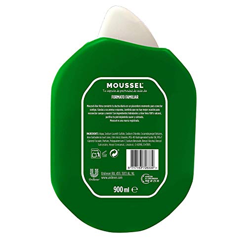 Moussel Gel Ducha Aloe Vera - Pack de 4 x 900 ml - Total: 3600 ml