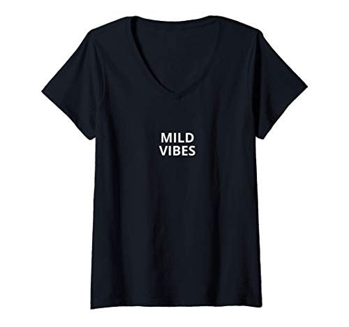 Mujer Mild vibes Camiseta Cuello V