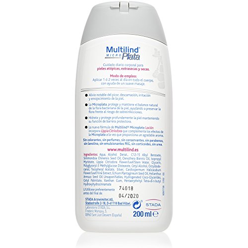 Multilind Microplata - Loción para Pieles Atópicas, Extrasecas y Secas - 200ml