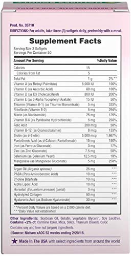 Nature's Bounty Extra Strength Hair Skin Nails, 150 Count by Nature's Bounty