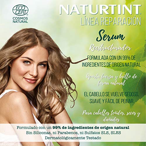 Naturtint Eco Sérum Reestructurador Reparación y Fuerza, Hitrada, Protege 125ml