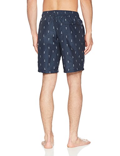 Nautica Men's Swim Shorts with Print Navy in Size X-Large